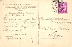 CPA Les Charmes de la Cote d'Argent Mer et Foret d'Arcachon au Moulleau Avant la nuit