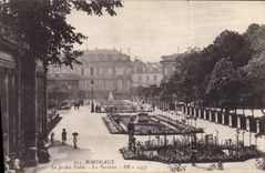 CPA Bordeaux le Jardin Public la Terrasse 