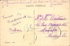 CPA Bordeaux en Avion le Grond Theatre 