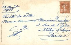 CPA Bordeaux la rade vue sur la Bastide 