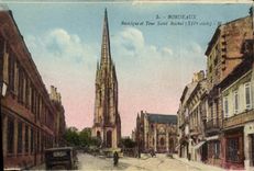 CPA Bordeaux Basilique et Tour Saint Michel XIV siecle 