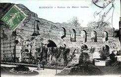 CPA Bordeaux Ruines du Palais Gallien 