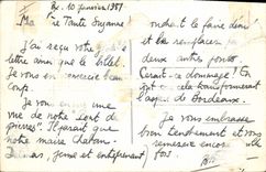 CPA Bordeaux le Pont et la Ville Prise de la tour Saint Michel 