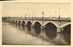 CPA Bordeaux le pont de Bordeaux un des ouvrage les plus remarquables de ce genre 