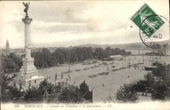 CPA Bordeaux Colonne des Girondins et les Quinconces 