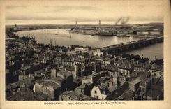 CPA Bordeaux vue generale prise de Saint Michel 
