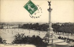 CPA Bordeaux Monument des Girondins 
