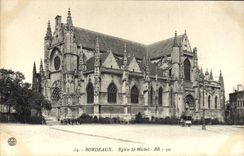 CPA Bordeaux Eglise St Michel 