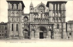 CPA Bordeaux Eglise Sainte Croix 