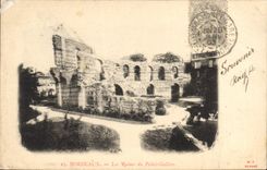 CPA Bordeaux les Ruines du Palais Gallien 