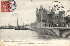 CPA Exposition Maritime de Bordeaux le Steen d'Anvers sur la Garonne 