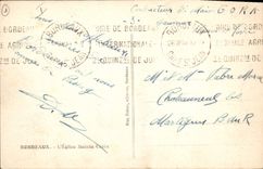 CPA Bordeaux l'eglise Sainte croix 