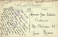 CPA Bordeaux Detail du Monument des Girondins 