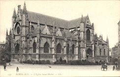 CPA Bordeaux l'eglise Saint Michel 
