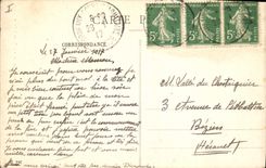 CPA Ecole St Genes Bordeaux Monument de Saint J B de la Salle 