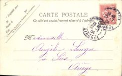 CPA Bordeaux entree du Parc Bordelais 