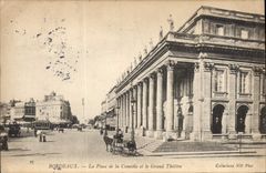 CPA Bordeaux les Colonnes Rostrales 