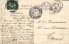 CPA Bordeaux Place de la comedie et rue Sainte Catherine 