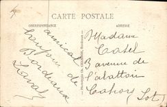 CPA Bordeaux Jardin Public le Pont Rustique 