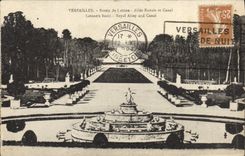 CPA Versailles Bassin de Latone Allee Royals et Canal 