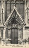 CPA Paris Notre Dame Porte Rue du Cloitre Notre Dame 