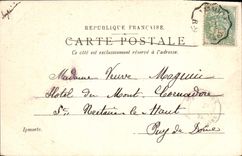 CPA Versailles Facade d'Entree du Palais du Grand Trianon