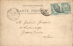 CPA Les Grands Coulets La Roche Fendue 