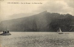 CPA Aix Les Bains Lac du Bourget La Dent du Chat 
