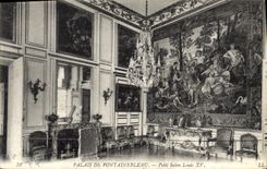 CPA Palais de Fontainebleau Petit Salon Louis XV 