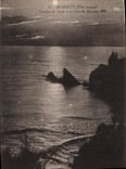CPA Biarritz Cote basque Coucher de Soleil a la Cote des Basques 
