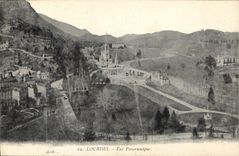 CPA Lourdes Vue panoramique 