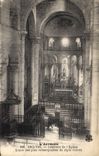 CPA L'Auvergne Orcival Interieur de l'Eglise L'une des plus remarquables du style roman 