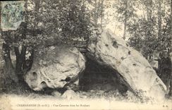 CPA Chamarande S et O Une Caverne dans les Rochers 
