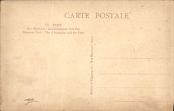 CPA Paris Parc Monceau Les Colonnades et le Lac