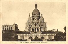 CPA Paris Le Sacre Coeur de Montmartre 