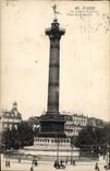 CPA Paris La Colonne de Juillet Place de la Bastille 