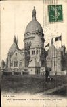 CPA Montmartre La Basilique du Sacre Coeur cote Ouest 