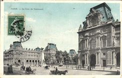 CPA Paris La Cour du Carrousel 