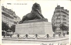 CPA Paris Le Lion de Belfort 