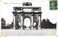 CPA Paris L'Arc des Tuileires 