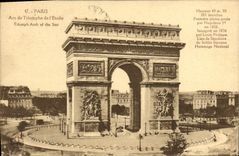 CPA Paris Arc de Triomphe de l'Etoile 