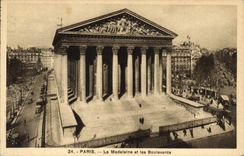 CPA Paris La Madeleine et les Boulevards 