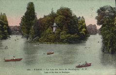 CPA Paris Le Lac du Bois de Boulogne 