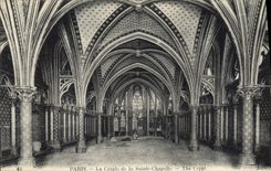 CPA Paris La Crypte de la Sainte Chapelle 