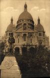 CPA Les Belles Choses de France Paris Montmartre Basilique de Sacre Coeur 