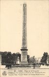 CPA Paris Place de la Concorde L'Obelisque de Louqsor et Avenue des Champs Elysees 