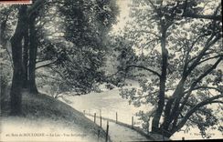 CPA Bois de Boulogne Le Lac Vue Artistique 