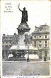CPA Paris La Place de la Republique 