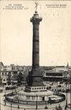 CPA Paris Place de la Bastille et Colonne de Juillet 