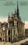 CPA Paris Sainte Chapelle Elevee par Saint Louis 